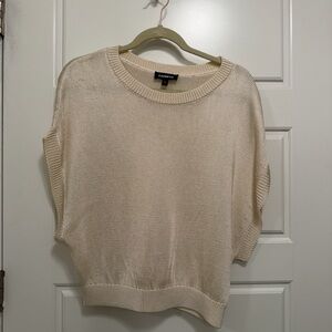 Express Cream Knit Blouse